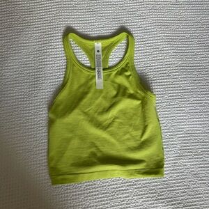 Lululemon Swiftly Tech Cropped Racerback Tank Top 2.0